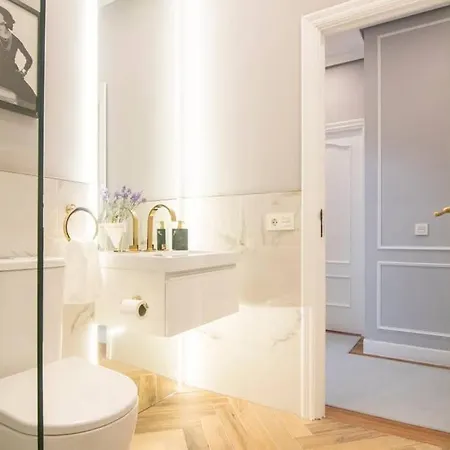 公寓 La Plaza Luxury 圣塞瓦斯蒂安